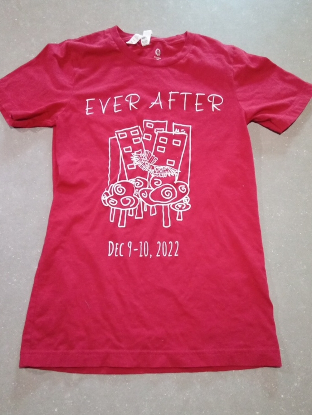 Ever After Graphic Kids T‑Shirt in Red